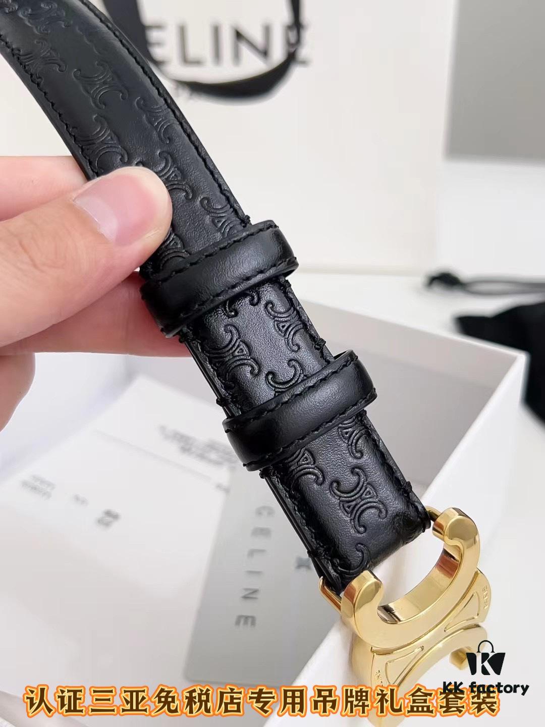 Sanya Tax-Free Genuine Latest Packaging Gift Box: Celine Original Batch Goods, 2.4cm Width