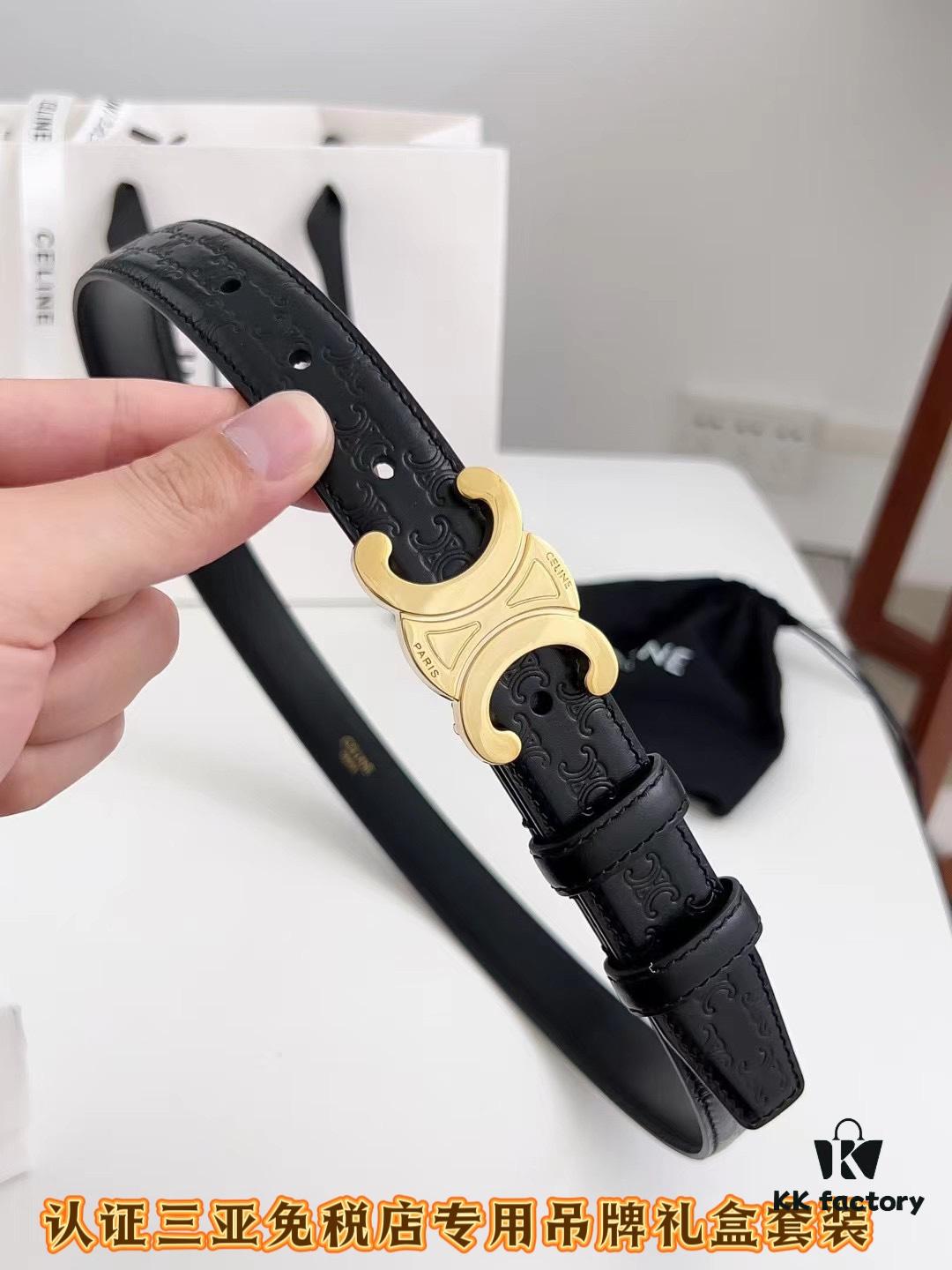 Sanya Tax-Free Genuine Latest Packaging Gift Box: Celine Original Batch Goods, 2.4cm Width