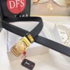 Versace Automatic Buckle Belt, Custom Embossed Top Grain Imported Leather, 3.5cm Width, Premium Business Formal Belt with NXP Anti-Counterfeit Chip