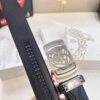 Versace Automatic Buckle Belt, Custom Calfskin with Medusa Embossed Top-Grade Imported Leather, Fine Grain Cowhide, 3.5 cm Width, Luxury Business Formal Belt with Smooth Slide Automatic Steel Hardware