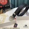 Versace Medusa Belt - Original Factory Order, Genuine First-Layer Calfskin, 3.8cm Width, Hong Kong Duty-Free Gift Box with NXP RFID Anti-Counterfeit Chip