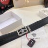 Versace Automatic Buckle Belt, Custom Cowhide with Medusa Embossed Top Layer Imported Leather, Fine Grain Cowhide, 3.5cm Width, Top-Quality Business Formal Belt