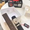 Versace Belt, New Style, Top-Quality Full-Grain Calfskin with Medusa Embossing, Fashionable Design, Soft Leather Feel, Reversible Use, Stainless Steel Hardware, 3.8cm Width