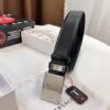 Versace Belt, Genuine Italian Top Grain Calfskin, Original Factory Direct, Hong Kong Duty-Free Gift Box with NXP RFID Tag, 3.8cm Width, Premium Quality