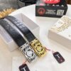 Versace Belt New Arrival Genuine Top Grain Calfskin with Medusa Head Embossing, Fashion Luxury Brand Men's Belt 3.8cm Width