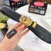 Versace Automatic Buckle Belt, Custom Embossed Top-Grade Imported Calfskin with Fine Grain, 3.5cm Width