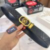 Versace Belt, New Arrival, Top-Quality Genuine Leather with Medusa Head Embossing, Fashionable Streetwear Style, Soft Leather Texture, Precision Stainless Steel Hardware, 3.8cm Width