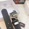 Versace Medusa Belt - Original Order, Italian Imported Calfskin with Crocodile Texture, 3.8cm Width, Authentic Hardware, Hong Kong Duty-Free Gift Box