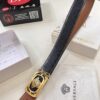 Versace Medusa Leather Belt - Authentic Original Order, Italian Imported Top Grain Calfskin, 3.8cm Width, Duty-Free Hong Kong Gift Box