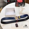 Versace Medusa Belt - Original Factory Direct, Italian Imported Ostrich Leather, 3.8cm Width, Premium Duty-Free Quality