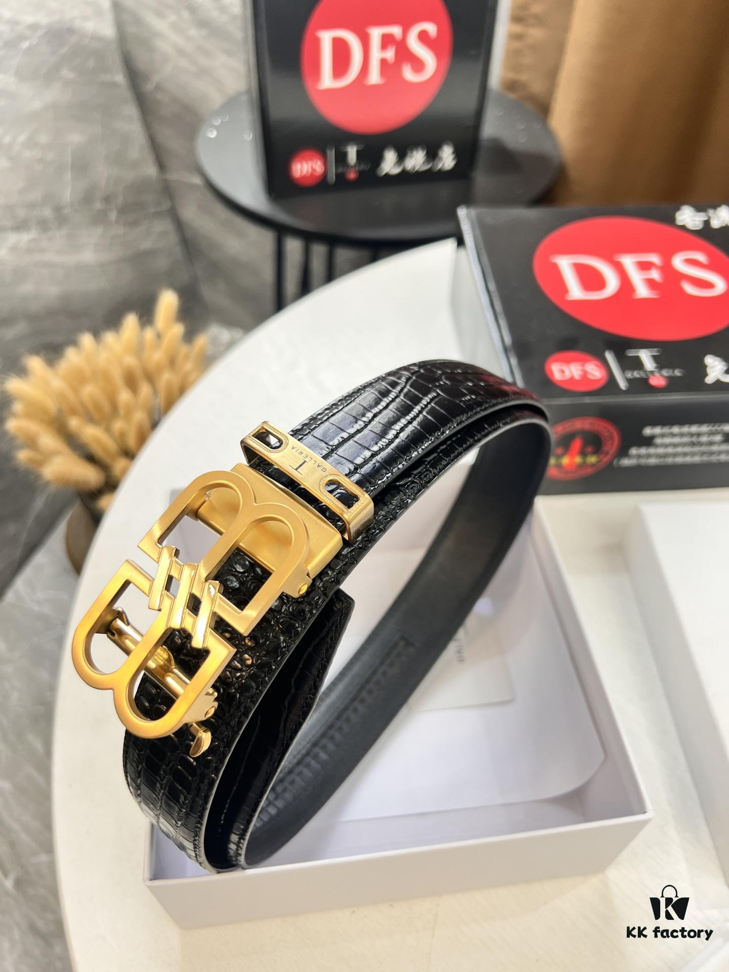 Balenciaga Hong Kong Tax-Free T Gift Box 🎁 (NXP RFID Recognizable Official Website. Genuine Anti-Counterfeit Chip) BB Automatic Stainless Steel Brushed Hardware New Arrival South African Imported Crocodile Pattern Full-Grain Leather Made Automatic Slide Rail No Hole