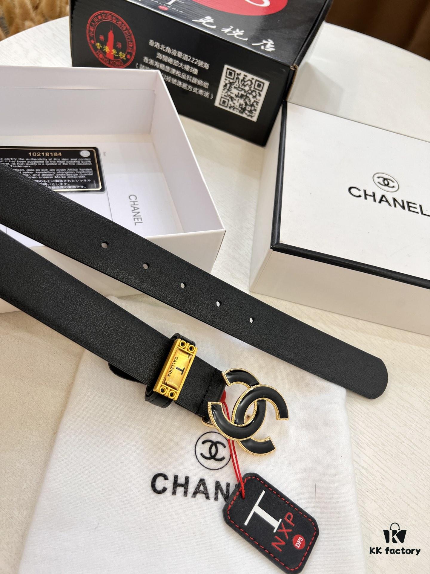 Chanel-style Women's Bag, Hong Kong Duty-Free T Gift Box 🎁 (NXP RFID Tag for Official Website Verification, Authentic Anti-Counterfeit Chip)