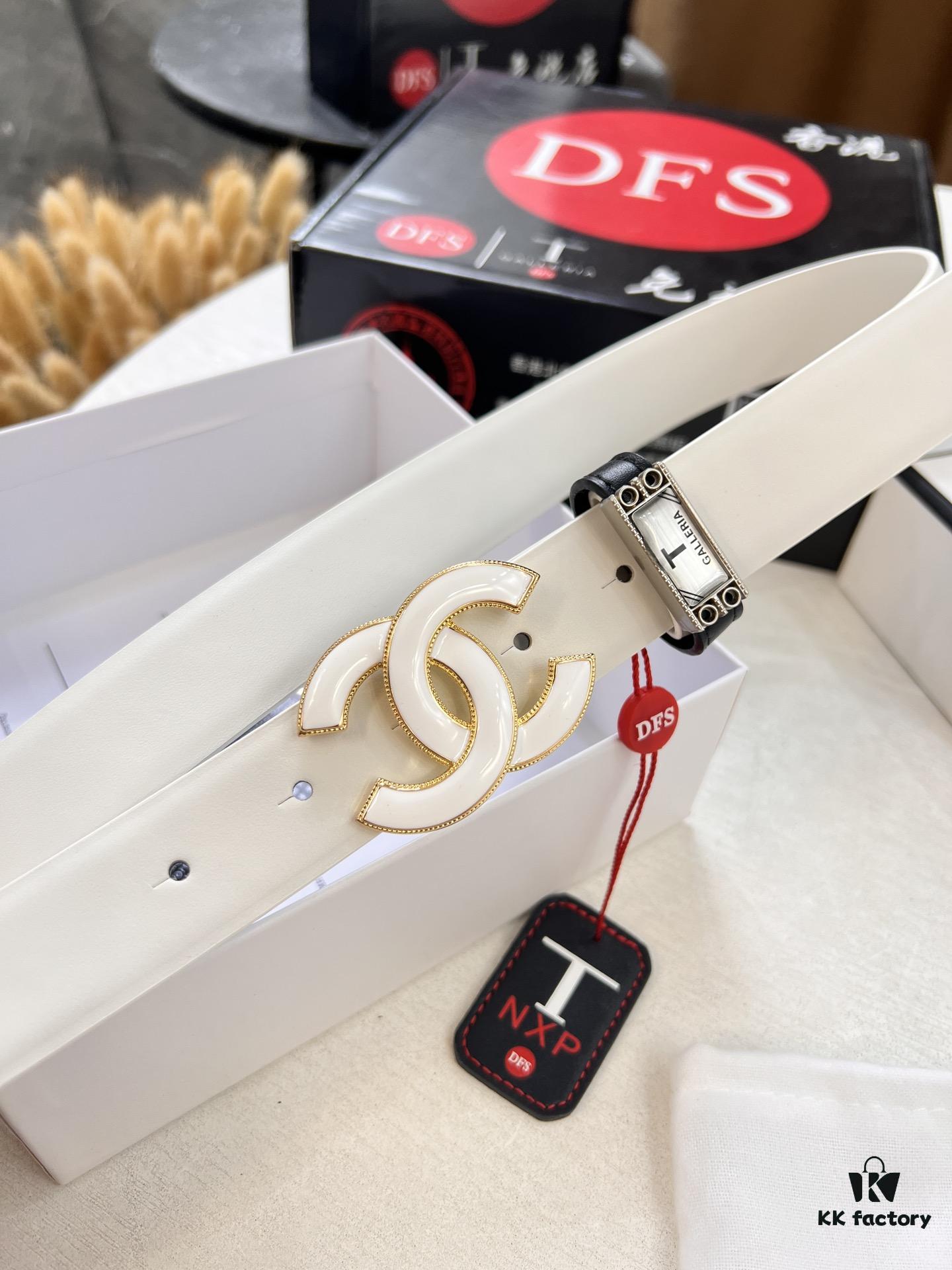 Chanel-style Women's Bag, Hong Kong Duty-Free T Gift Box 🎁 (NXP RFID Tag for Official Website Authentication, Genuine Anti-Counterfeit Chip)