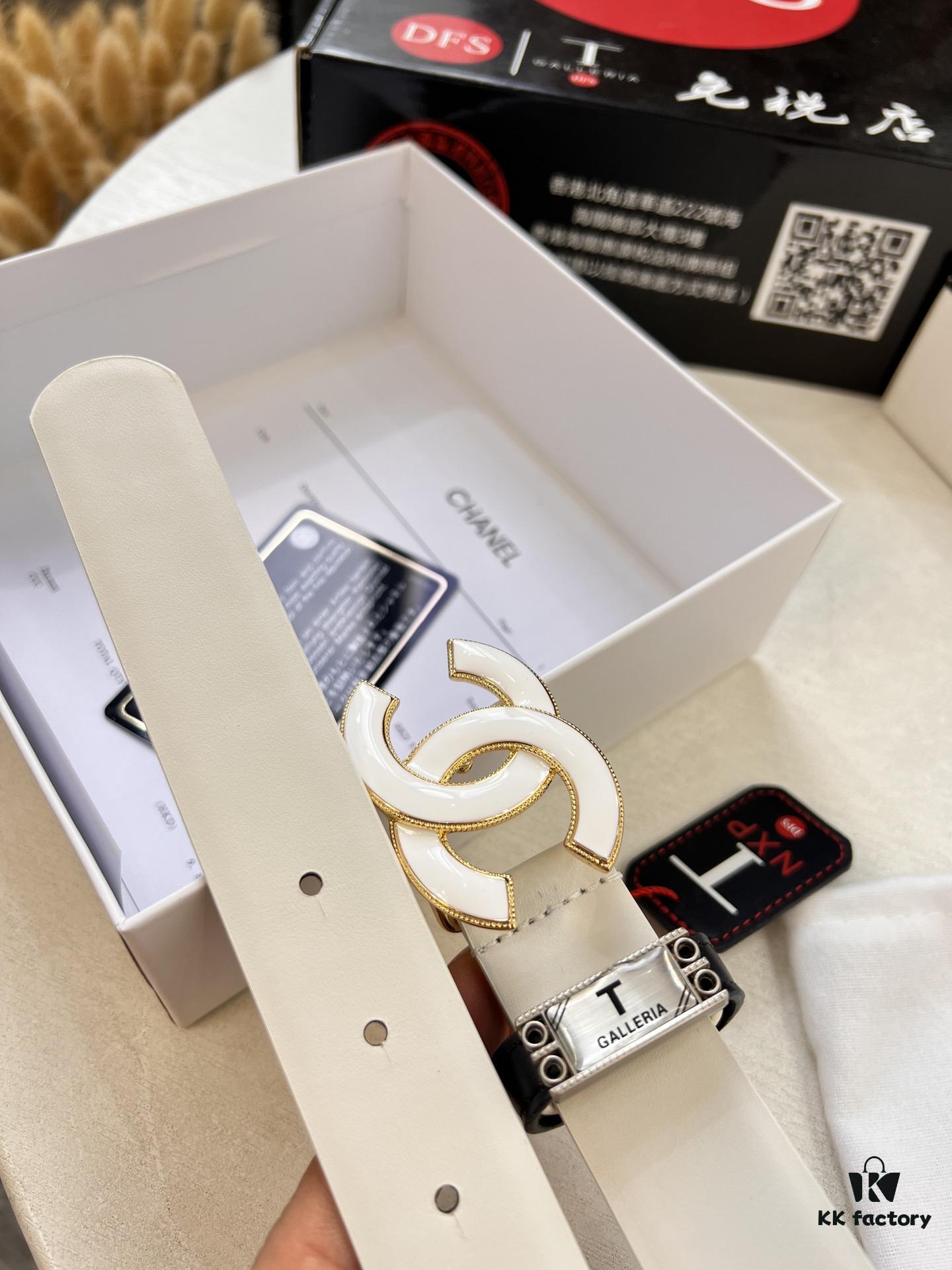 Chanel-style Women's Bag, Hong Kong Duty-Free T Gift Box 🎁 (NXP RFID Tag for Official Website Authentication, Genuine Anti-Counterfeit Chip)