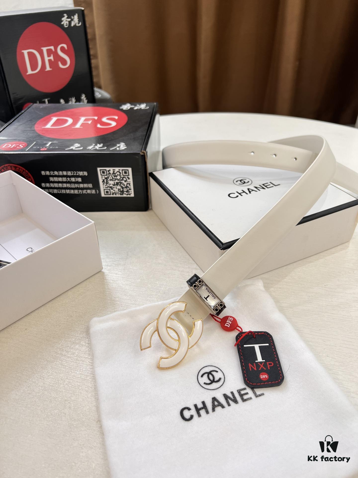 Chanel-style Women's Bag, Hong Kong Duty-Free T Gift Box 🎁 (NXP RFID Tag for Official Website Authentication, Genuine Anti-Counterfeit Chip)
