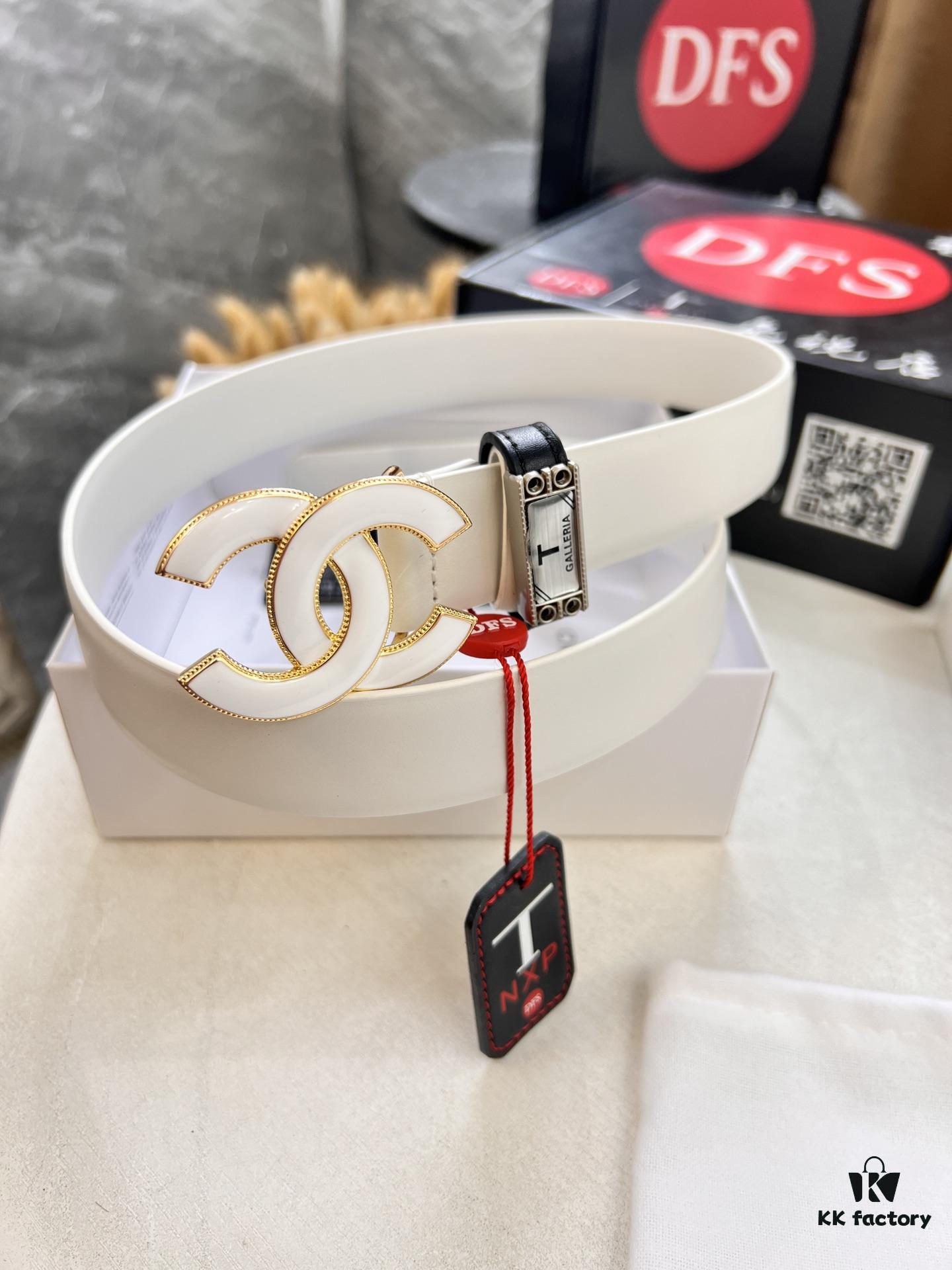 Chanel-style Women's Bag, Hong Kong Duty-Free T Gift Box 🎁 (NXP RFID Tag for Official Website Authentication, Genuine Anti-Counterfeit Chip)