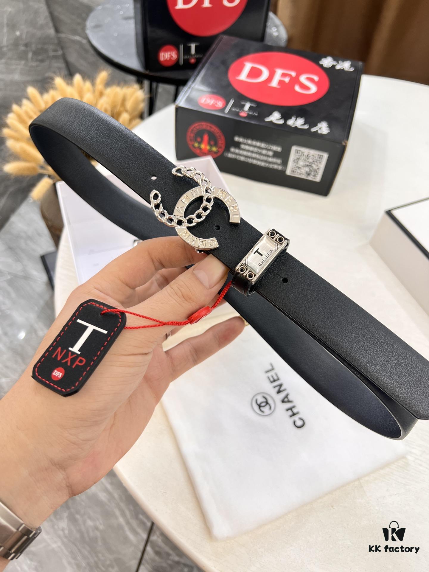 Chanel-style Women's Bag, Hong Kong Duty-Free T Gift Box (NXP RFID Tag with Official Website Verification, Authentic Anti-counterfeit Chip)