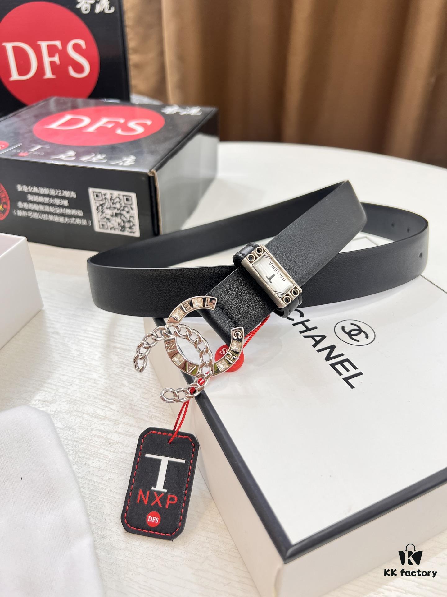 Chanel-style Women's Bag, Hong Kong Duty-Free T Gift Box (NXP RFID Tag with Official Website Verification, Authentic Anti-counterfeit Chip)