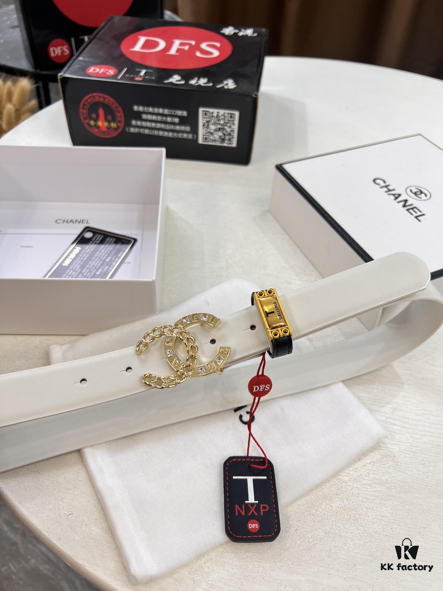 Chanel-style Women's Bag, Hong Kong Duty-Free T Gift Box (NXP RFID Tag with Official Website Verification, Authentic Anti-Counterfeit Chip)