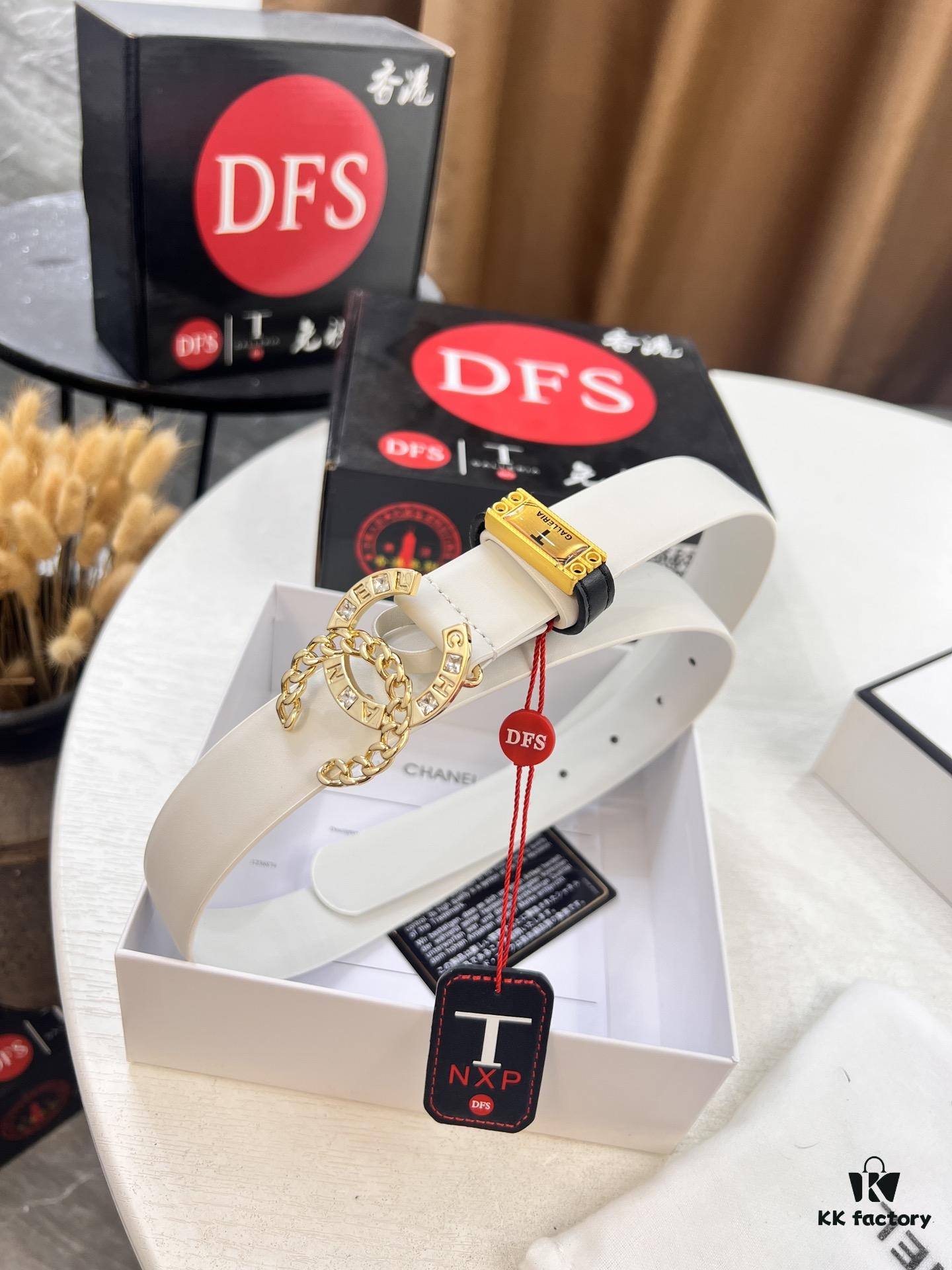 Chanel-style Women's Bag, Hong Kong Duty-Free T Gift Box (NXP RFID Tag with Official Website Verification, Authentic Anti-Counterfeit Chip)