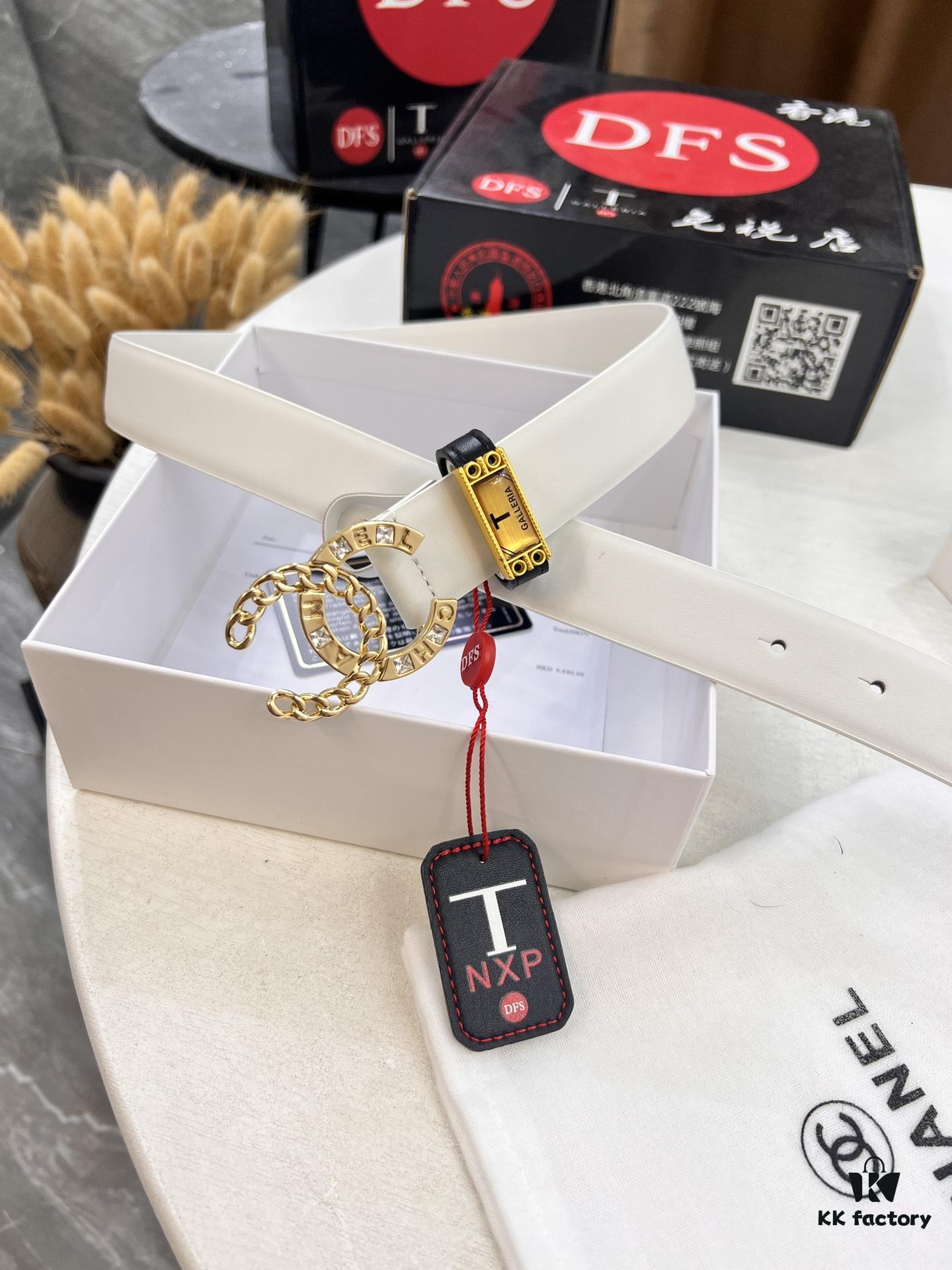 Chanel-style Women's Bag, Hong Kong Duty-Free T Gift Box (NXP RFID Tag with Official Website Verification, Authentic Anti-Counterfeit Chip)