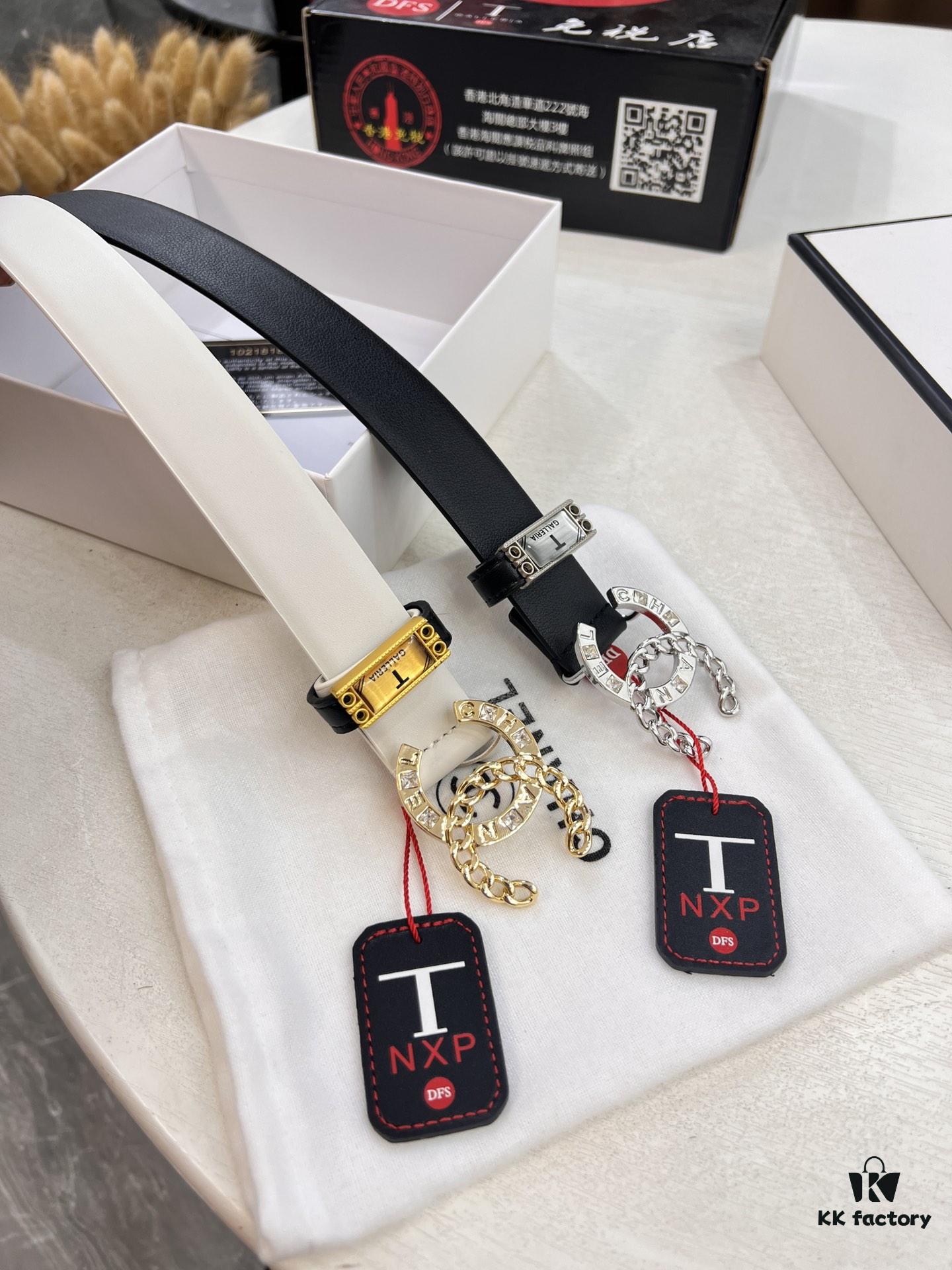 Chanel-style Women's Bag, Hong Kong Duty-Free T Gift Box (NXP RFID Tag with Official Website Verification, Authentic Anti-Counterfeit Chip)