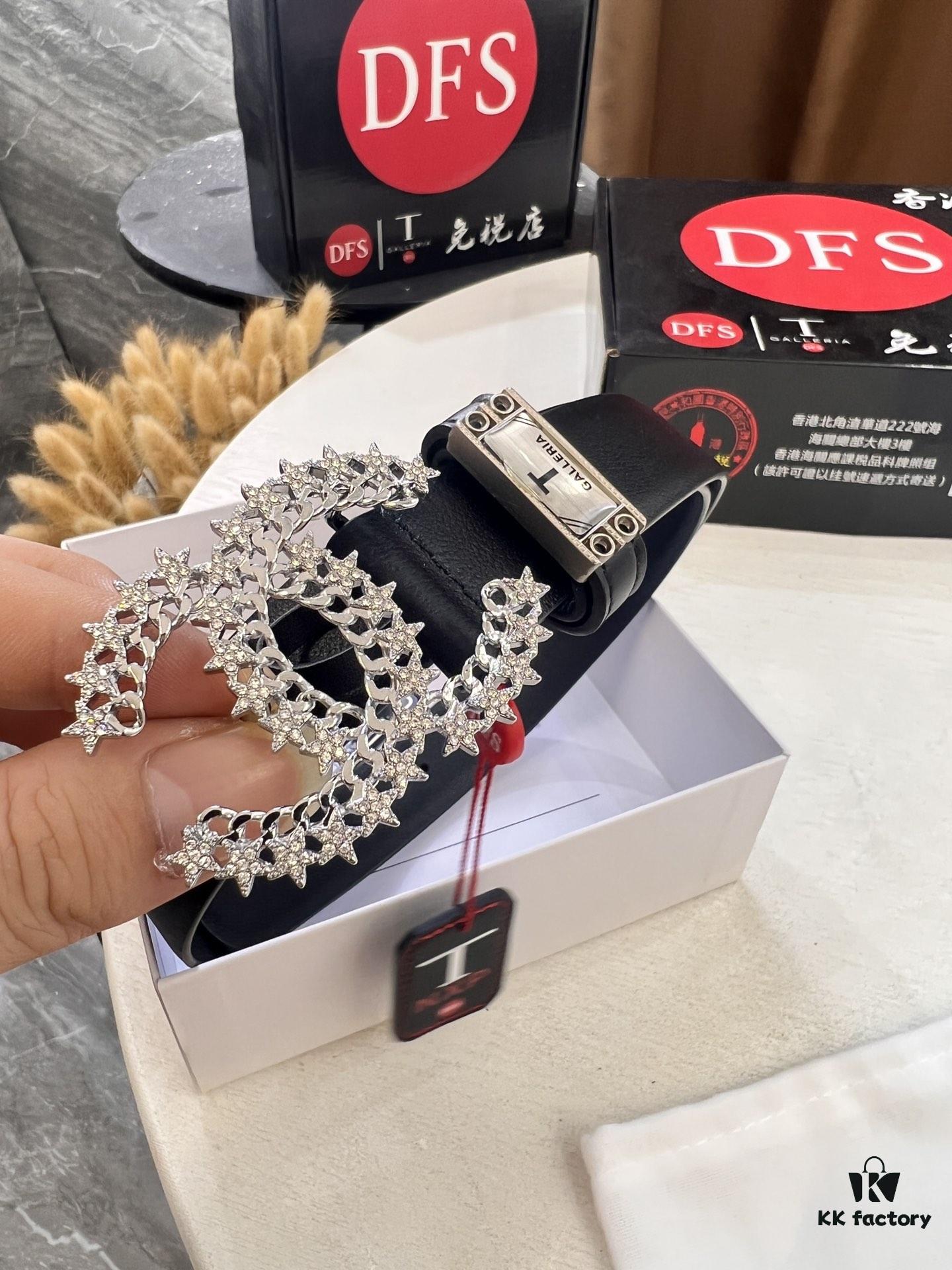 Chanel-style Women's Bag, Hong Kong Duty-Free T Gift Box 🎁 (NXP RFID Tag for Official Website Verification, Authentic Anti-Counterfeit Chip)