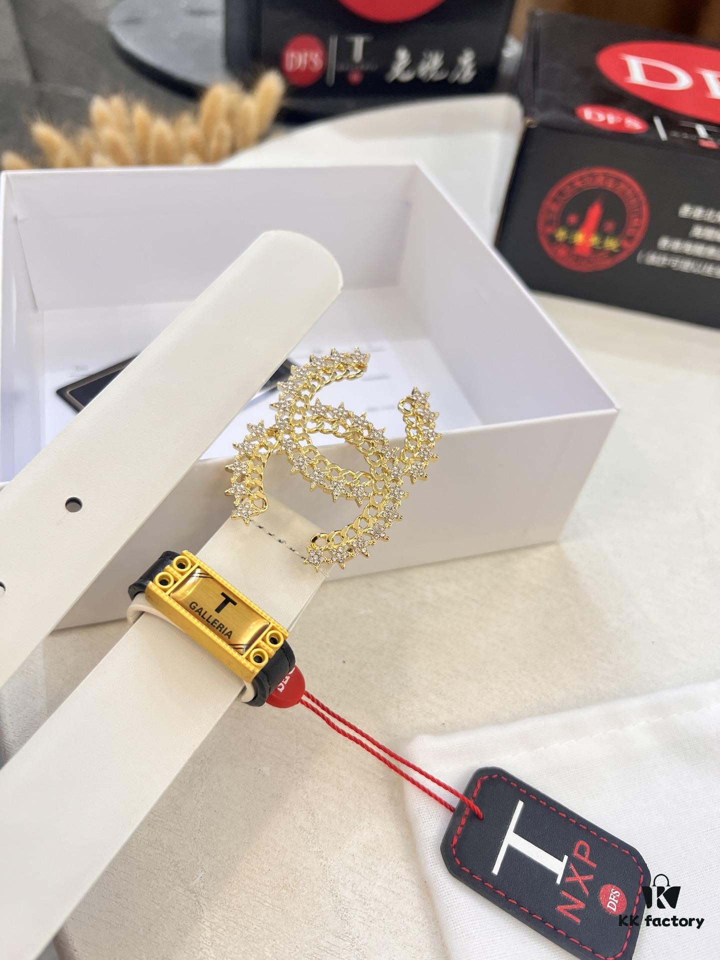 Chanel-style Women's Bag, Hong Kong Duty-Free T Gift Box 🎁 (NXP RFID Tag for Official Website Authentication, Genuine Anti-Counterfeit Chip)