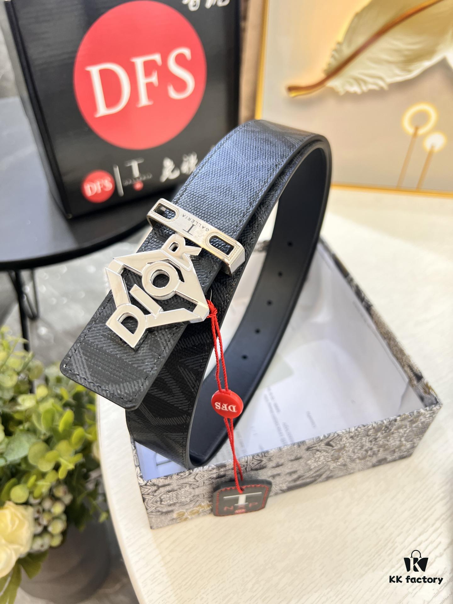 Dior D Belt, Hong Kong Duty-Free Gift Box 🎁 (NXP Tag with Anti-Counterfeit Chip, Verifiable on Official Website)