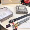 Dior D Belt, Hong Kong Duty-Free Gift Box 🎁 (NXP Tag with Anti-Counterfeit Chip, Verifiable on Official Website)