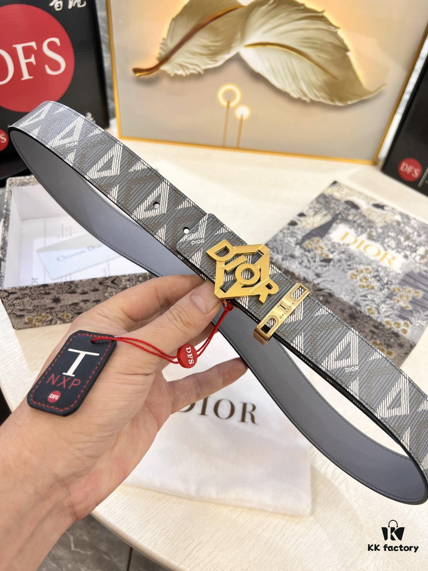 Dior D Belt, Hong Kong Duty-Free Gift Box (NXP Tag with Authenticity Chip Recognizable on Official Website)