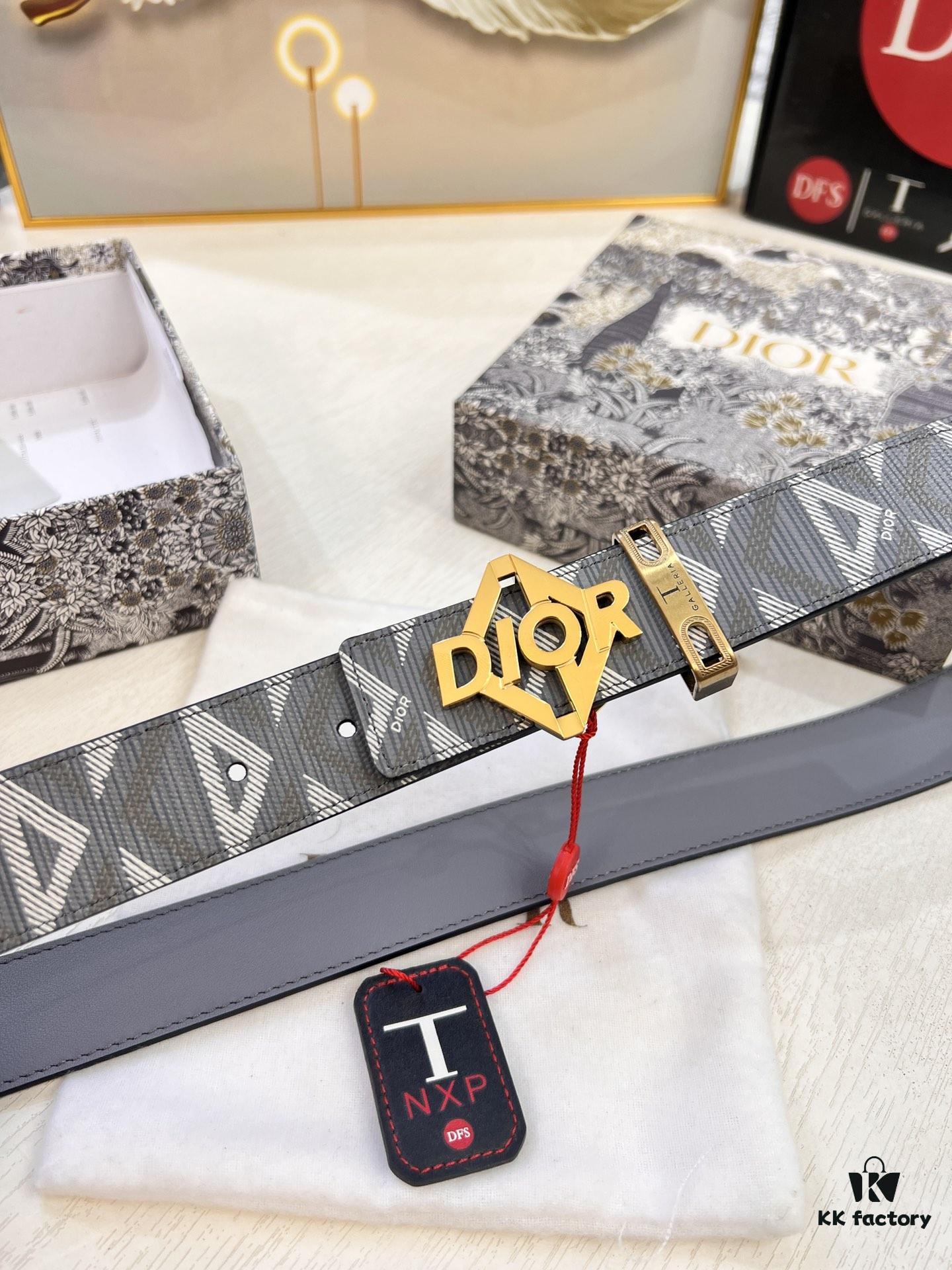 Dior D Belt, Hong Kong Duty-Free Gift Box (NXP Tag with Authenticity Chip Recognizable on Official Website)