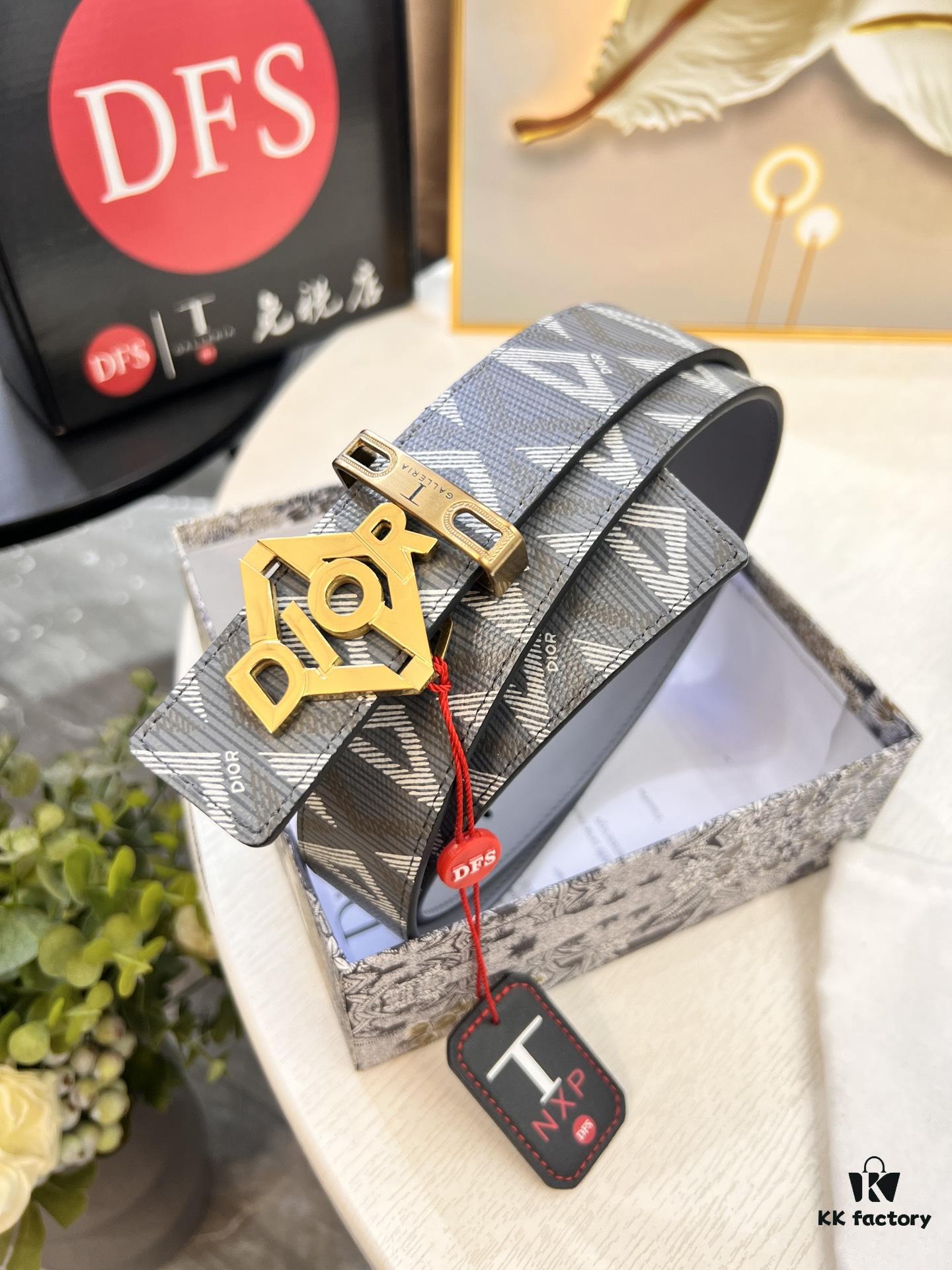 Dior D Belt, Hong Kong Duty-Free Gift Box (NXP Tag with Authenticity Chip Recognizable on Official Website)