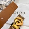 Dior D Belt, Hong Kong Duty-Free Gift Box (NXP Tag with Verifiable Anti-Counterfeit Chip, Authentic)