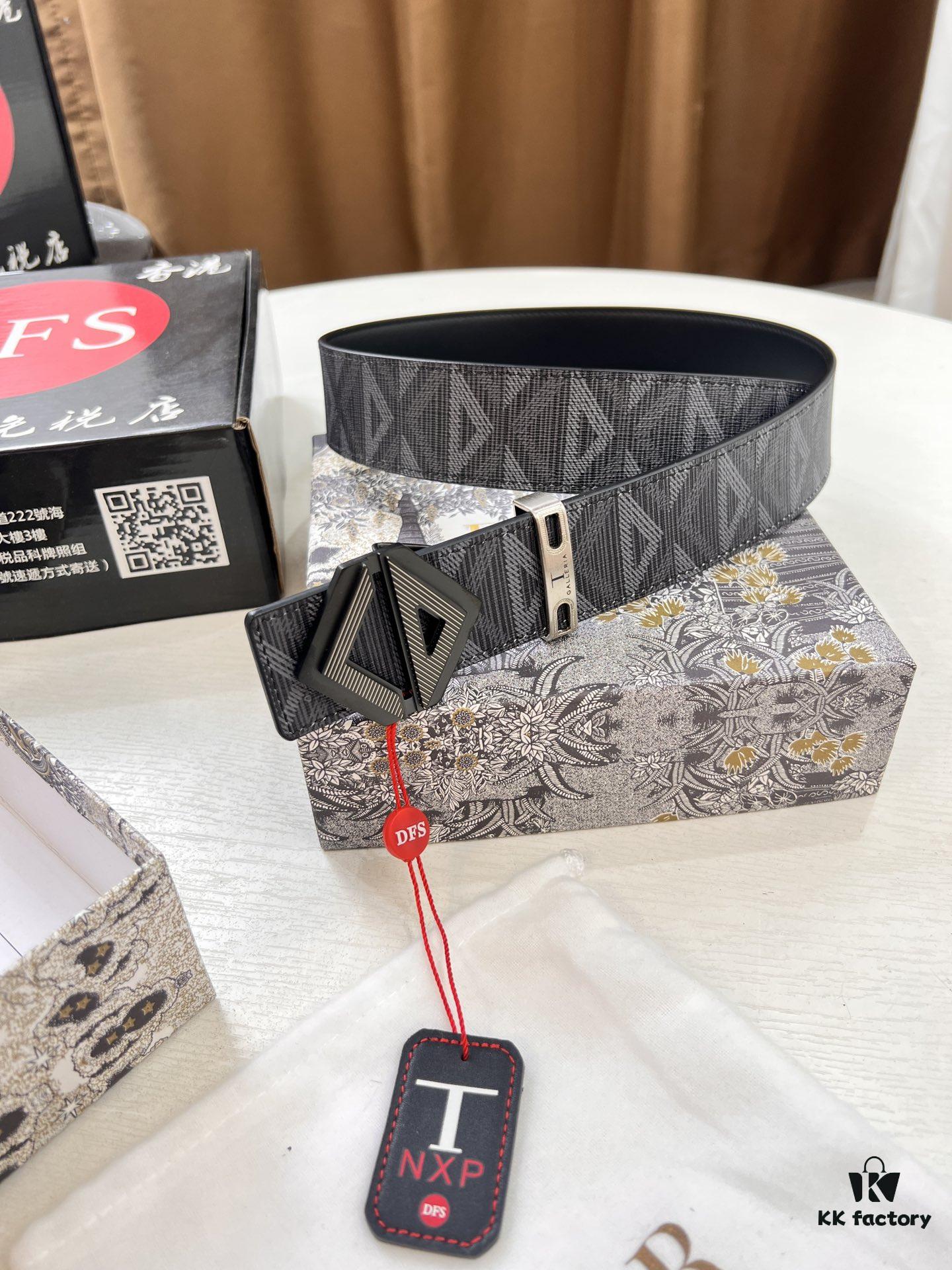 Dior D Belt, Hong Kong Duty-Free Gift Box 🎁 (NXP Tag with Anti-Counterfeit Chip, Verifiable on Official Website)