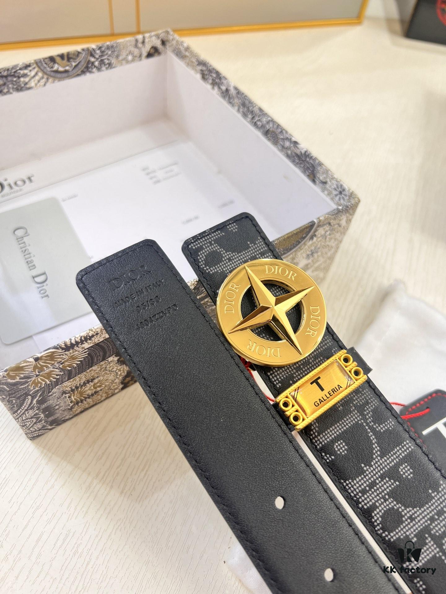 Dior D Belt, Hong Kong Duty-Free Gift Box 🎁 (NXP Tag with Anti-Counterfeit Chip, Verifiable on Official Website)