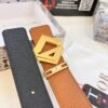 Dior D Belt, Hong Kong Duty-Free Gift Box 🎁 (NXP RFID Tag with Official Anti-Counterfeit Chip, Verifiable on Website), Unisex Leather Belt with Polished Metal Buckle