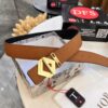Dior D Belt, Hong Kong Duty-Free Gift Box 🎁 (NXP RFID Tag with Official Anti-Counterfeit Chip, Verifiable on Website), Unisex Leather Belt with Polished Metal Buckle