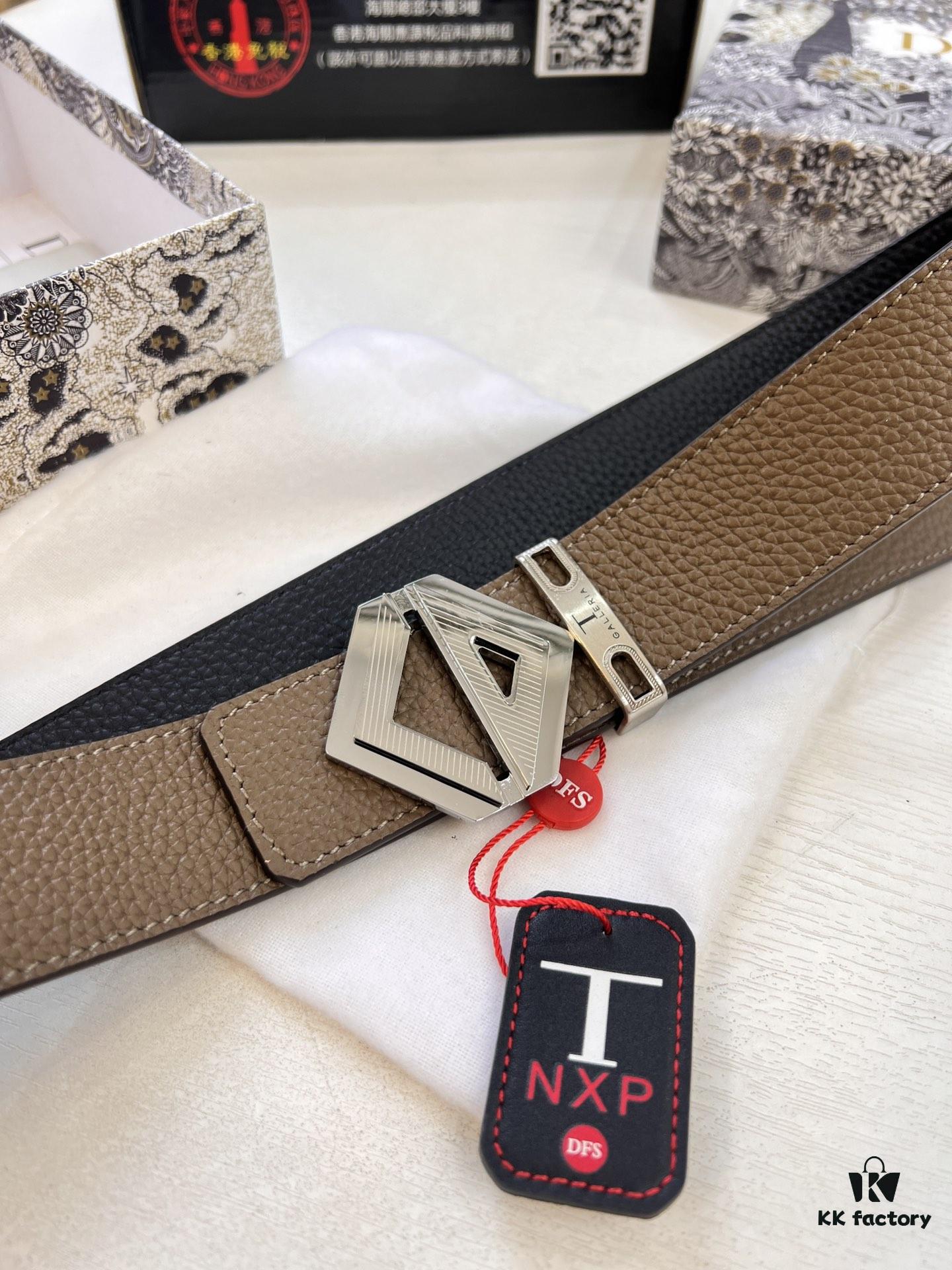 Dior D Belt, Hong Kong Duty-Free Gift Set (NXP Tag with Anti-Counterfeit Chip, Authentic Verification Enabled)