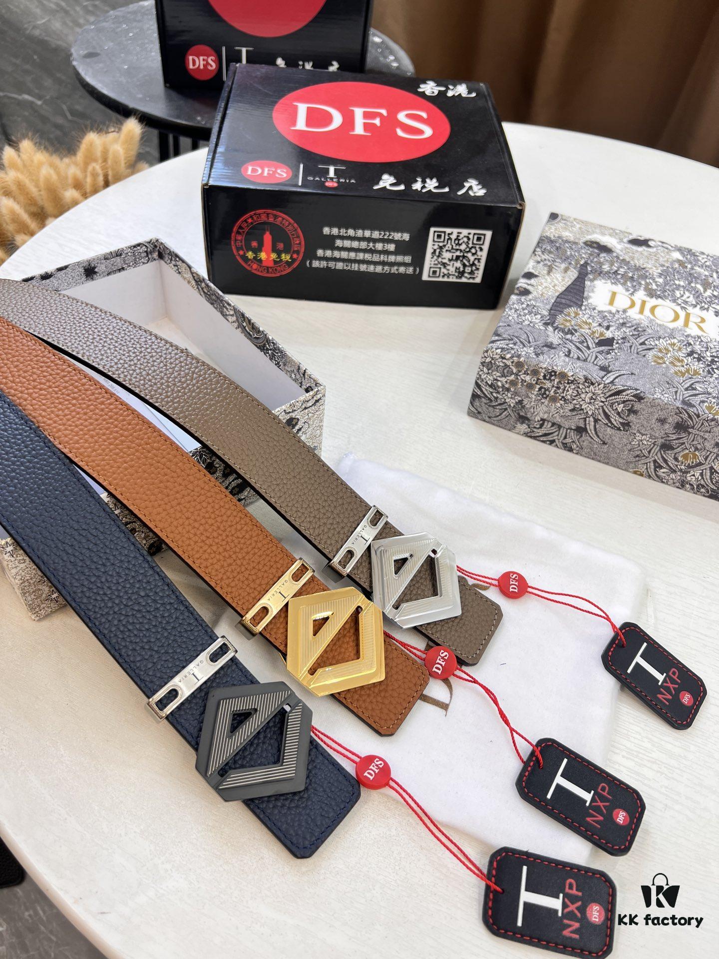 Dior D Belt, Hong Kong Duty-Free Gift Set (NXP Tag with Anti-Counterfeit Chip, Authentic Verification Enabled)