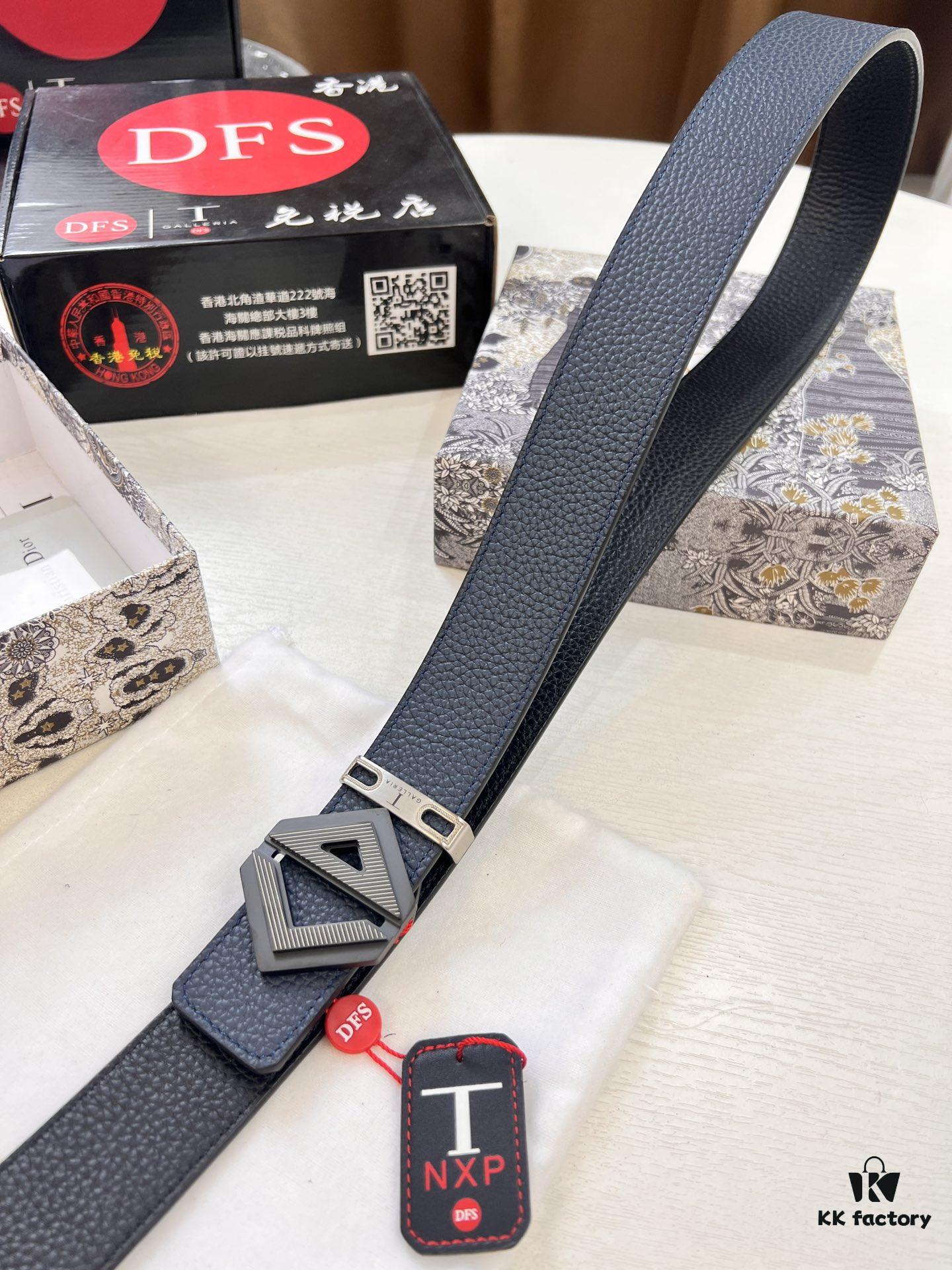 Dior D Belt, Hong Kong Duty-Free Gift Box 🎁 (NXP Tag with Anti-Counterfeit Chip, Official Website Verifiable)