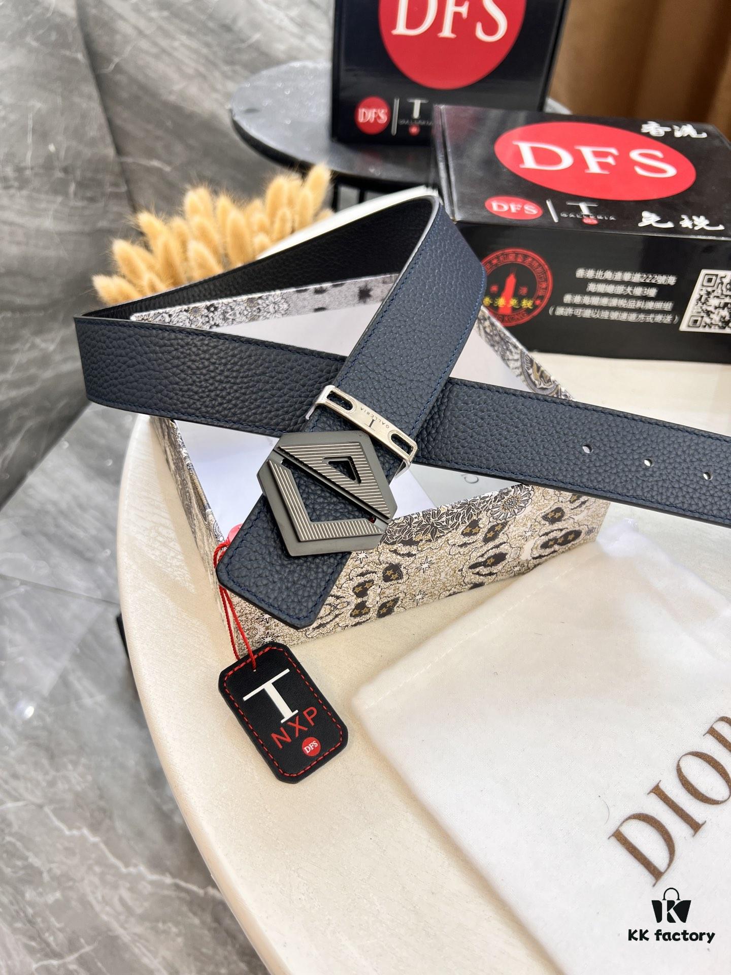 Dior D Belt, Hong Kong Duty-Free Gift Box 🎁 (NXP Tag with Anti-Counterfeit Chip, Official Website Verifiable)