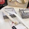 Dior Women's Leather Belt, Imported French Leather, 3.0cm Width, High-Ion Plated Stainless Steel Buckle, Anti-Counterfeit Chip Verified
