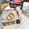 Dior Women's Leather Belt, Imported French Top-Grade Genuine Leather, 3.0cm Width, High-Polish Stainless Steel Hardware, Hypoallergenic High-Ion Plating, Authentic Official Anti-Counterfeit Chip (NXP Tag Recognizable on Website), Duty-Free Hong Kong Gift Box Included
