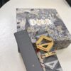 Dior D Belt, Hong Kong Duty-Free Gift Set (NXP RFID Tag with Official Website Verification, Authentic Anti-Counterfeit Chip)