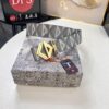 Dior D Belt, Hong Kong Duty-Free Gift Set (NXP RFID Tag with Official Website Verification, Authentic Anti-Counterfeit Chip)