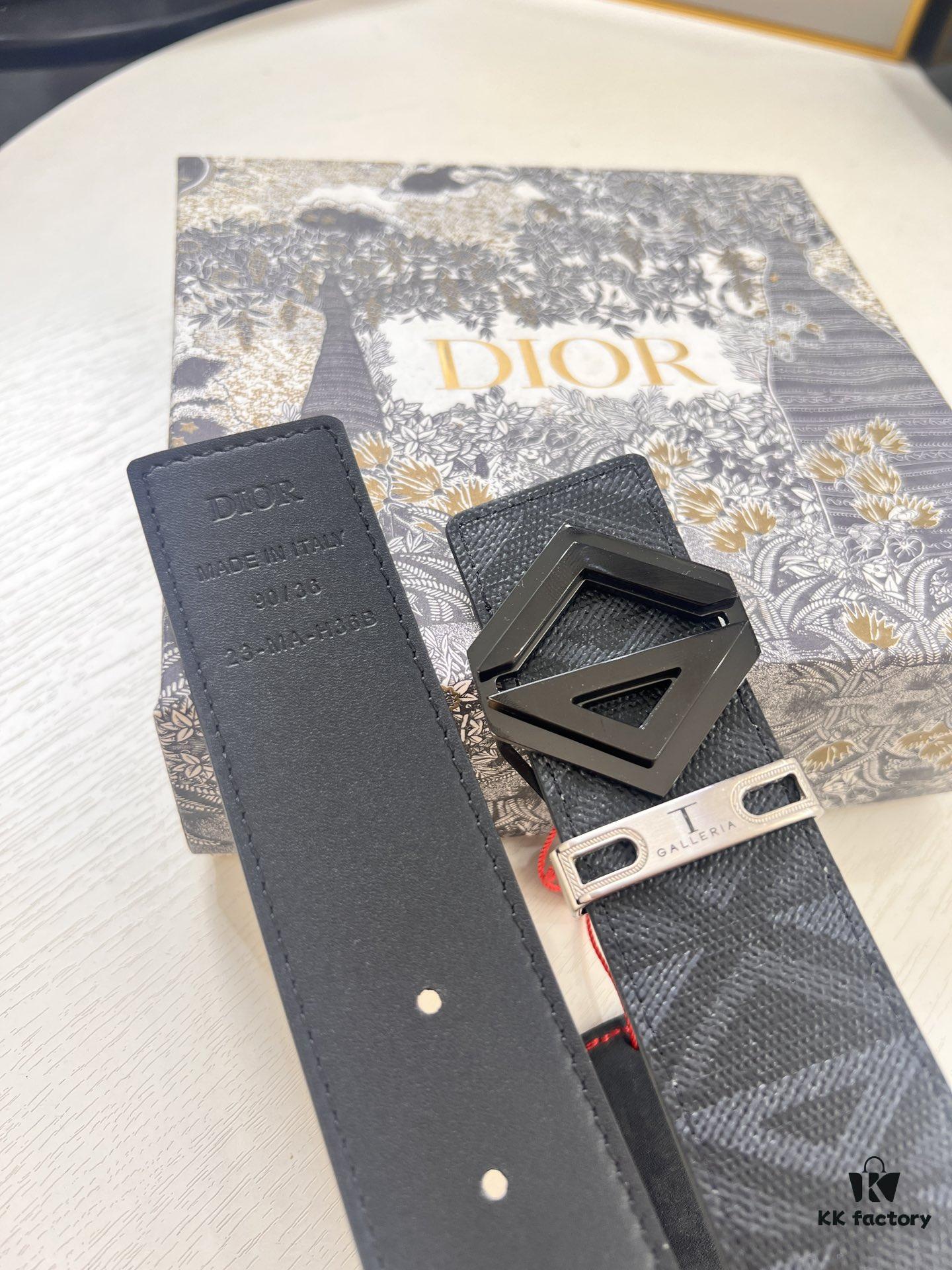 Dior D Belt, Hong Kong Duty-Free Gift Box (NXP Tag with Authenticity Chip Recognizable on Official Website)