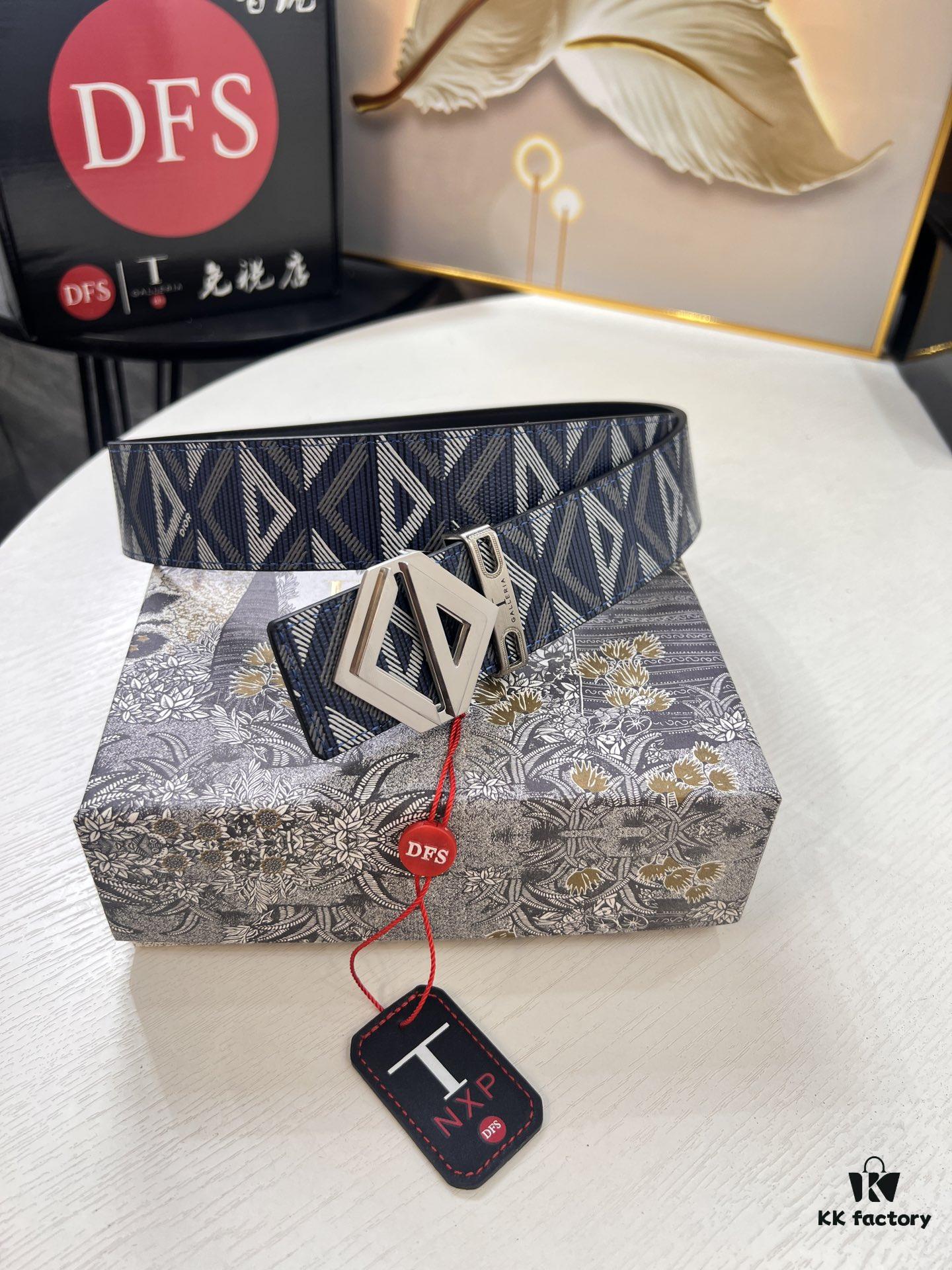 Dior D Belt, Hong Kong Duty-Free Gift Set (NXP RFID Tag with Official Website Verification, Authentic Anti-Counterfeit Chip), Men's and Women's Unisex Style