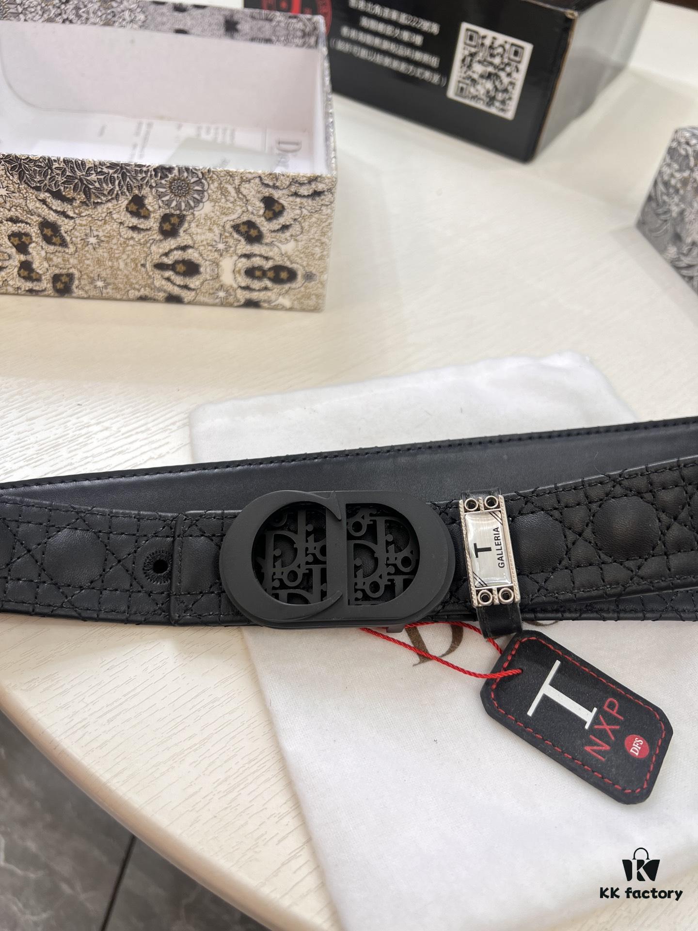 Dior D Belt, Hong Kong Duty-Free Gift Box 🎁 (NXP Tag with Anti-Counterfeit Chip, Verifiable on Official Website)