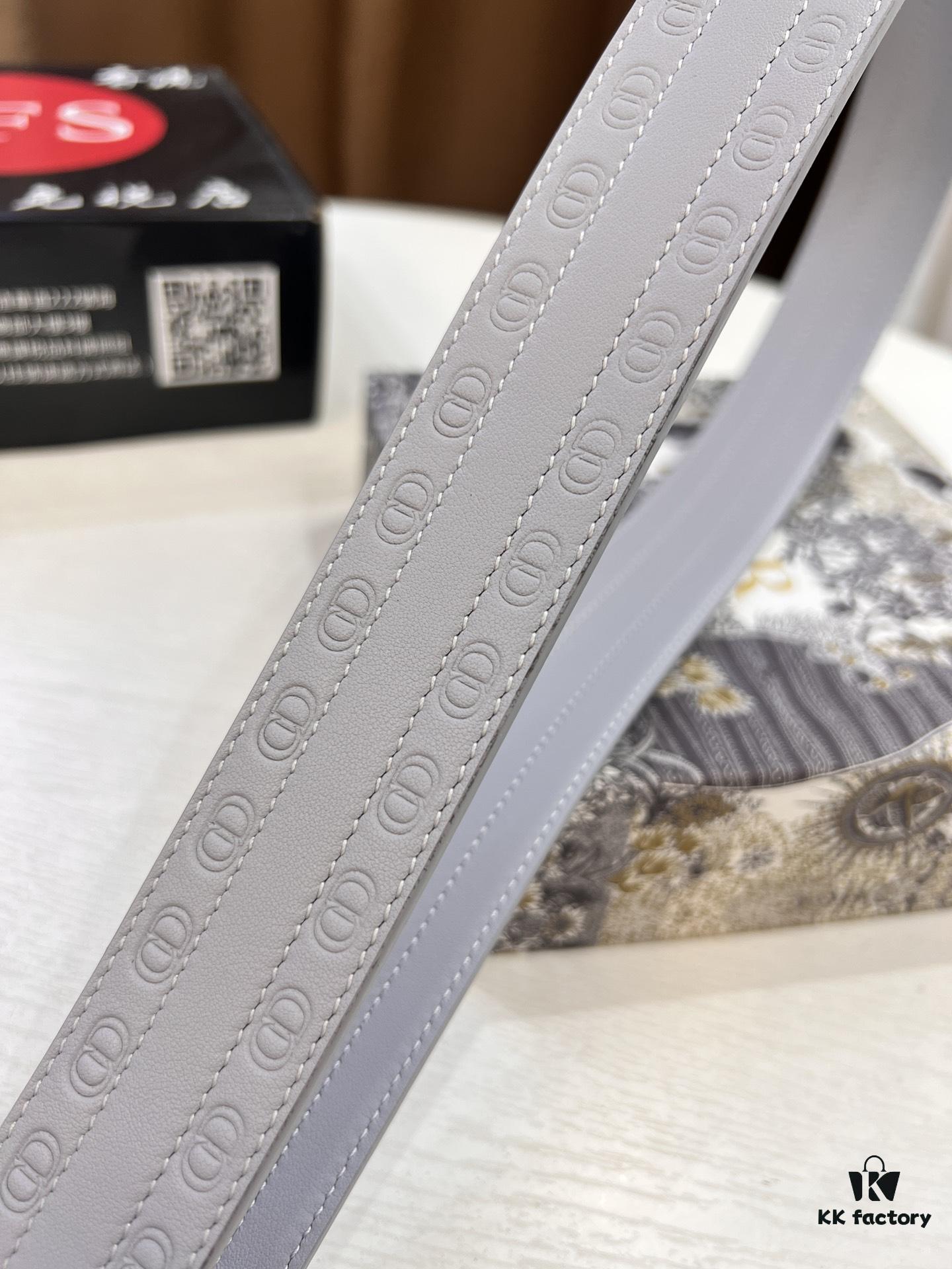 Dior D Belt, Hong Kong Duty-Free Gift Set 🎁 (NXP Tag with Anti-Counterfeit Chip, Official Website Verifiable)